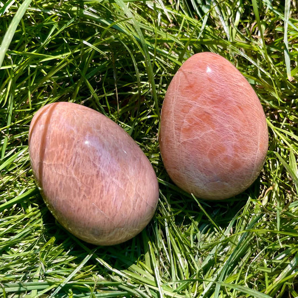 Peach Moonstone Egg