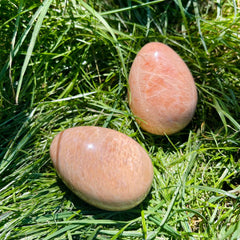 Peach Moonstone Egg