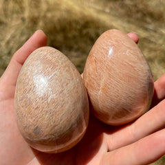 Peach Moonstone Egg