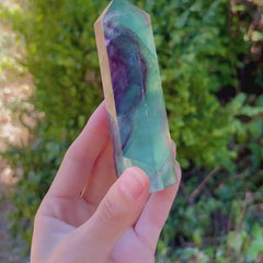 Rainbow Fluorite Tower