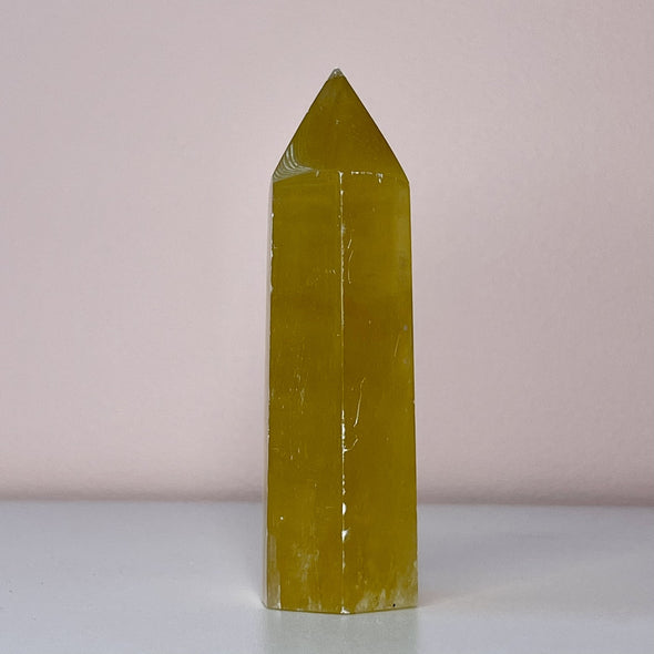 Honey Calcite Tower