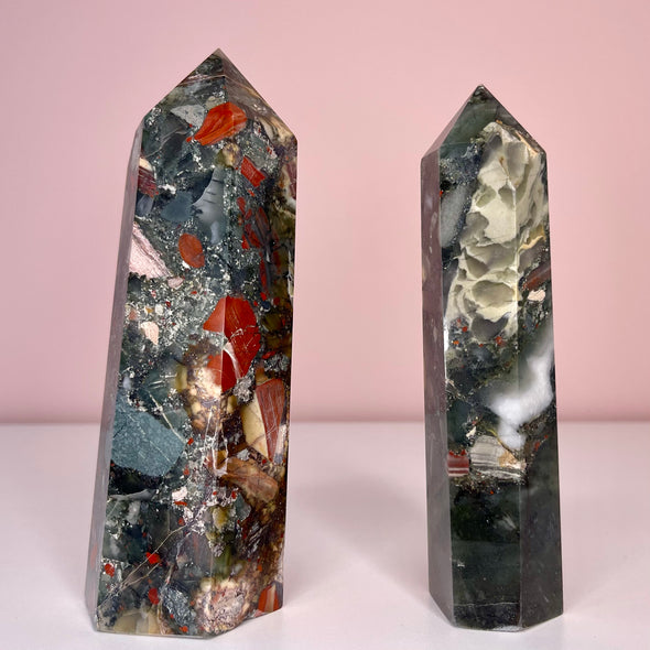 Bloodstone Jasper Tower