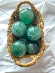 Natural Green Fluorite Sphere