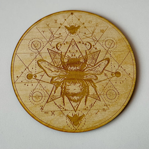 Honey Bee Crystal Grid