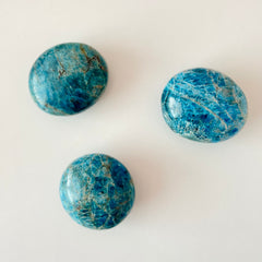 Blue Apatite Palm Stone