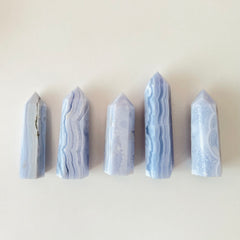 Blue Lace Agate Tower