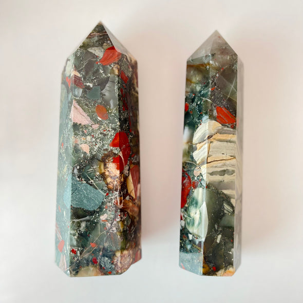 Bloodstone Jasper Tower