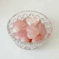 Rose Quartz Heart