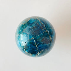 Blue Apatite Sphere