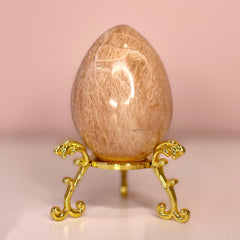 Peach Moonstone Egg